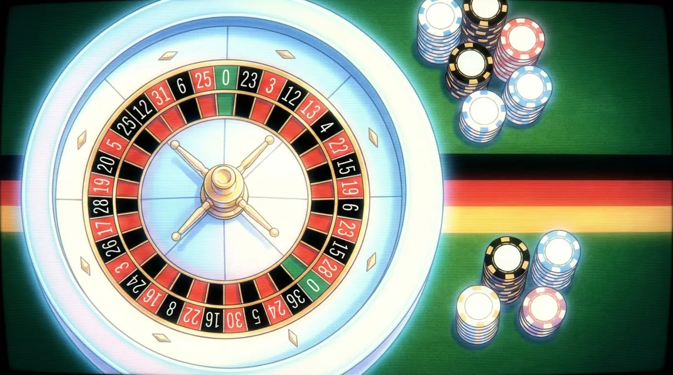 Casino-Elemente in deutschen Farben fĂĽr GGL Regulierung