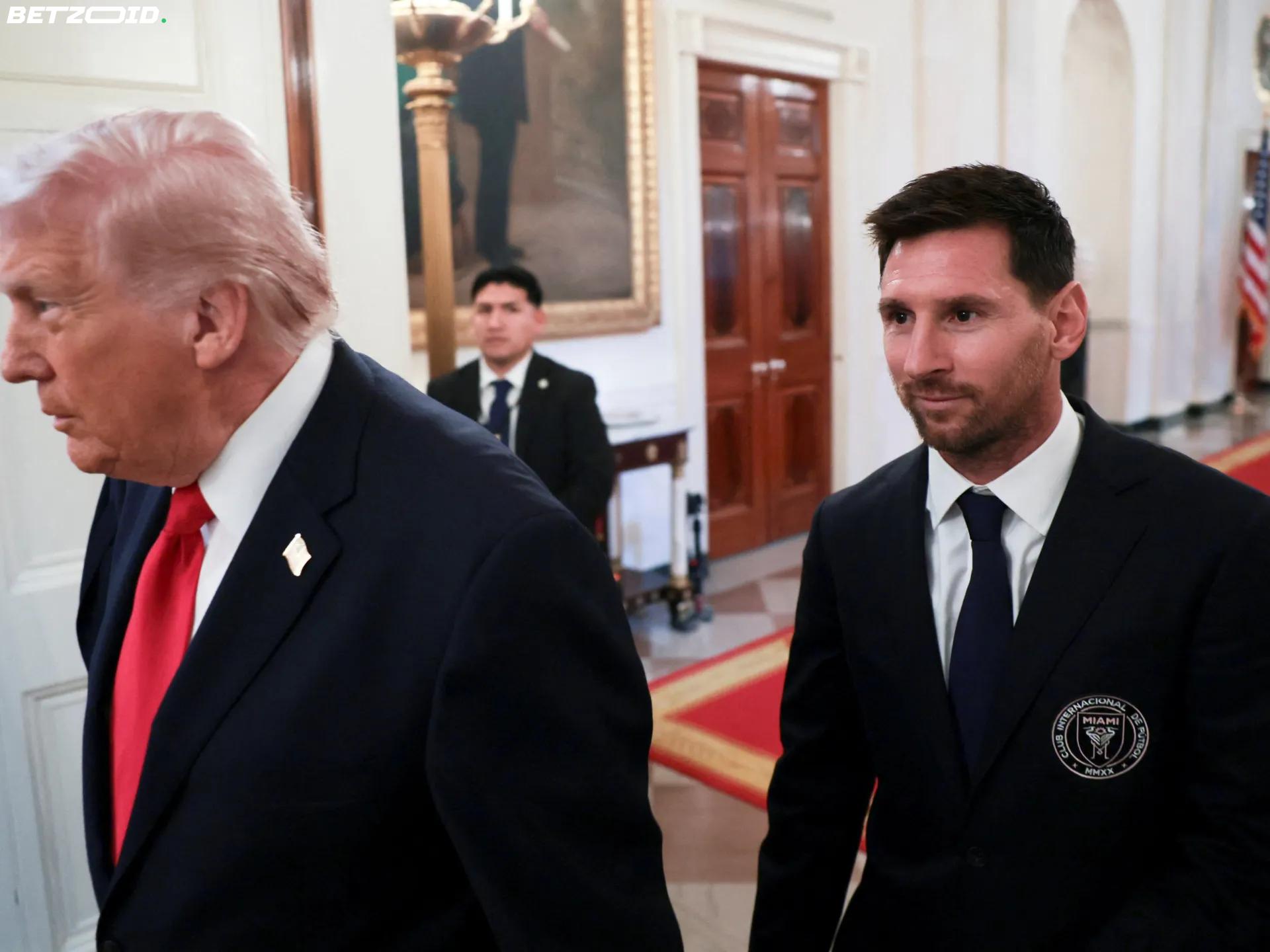 Messi erntet heftige Kritik nach Trump-Besuch im Weißen Haus